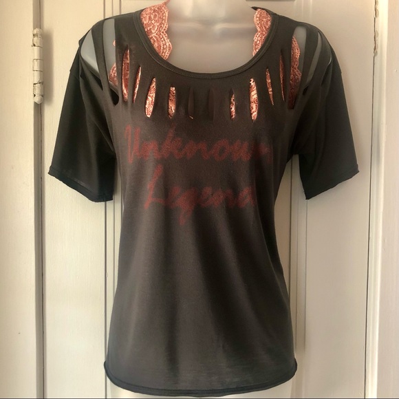 [daytrip][The Buckle] “Unknown Legend” Distressed Graphic Tee - Picture 4 of 12